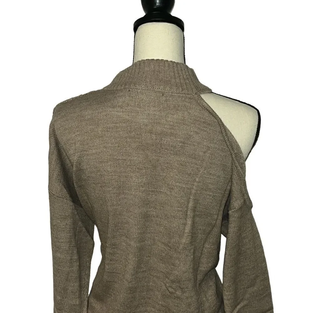 NY&Co Cable-Knit Cut-Out Pullover Sweater